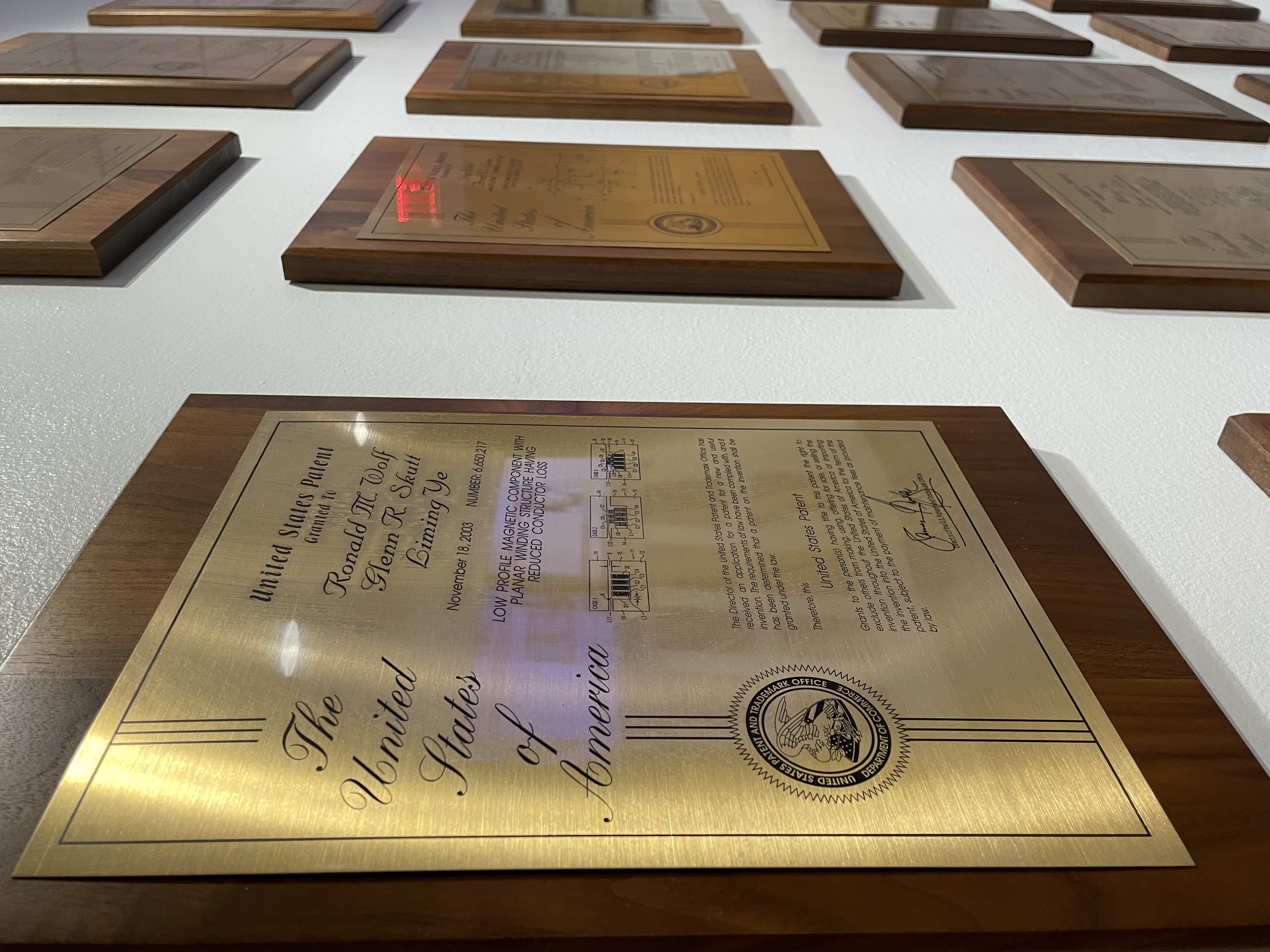 Image of an Award Plaque that CPES has received.
