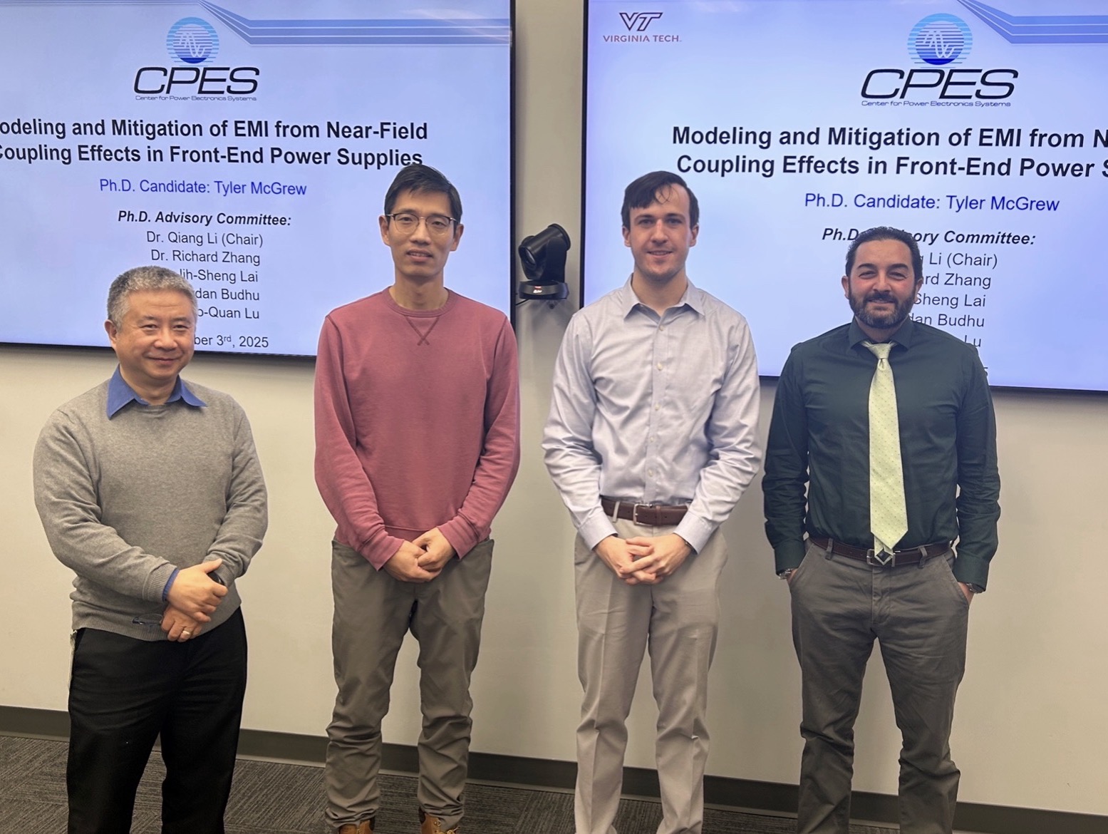 Portrait of Tyler McGrew after his defense.